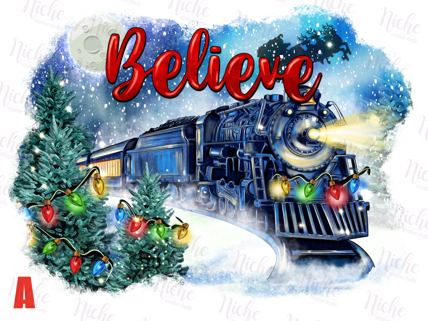 -CHR1131 Polar Express Believe Decal