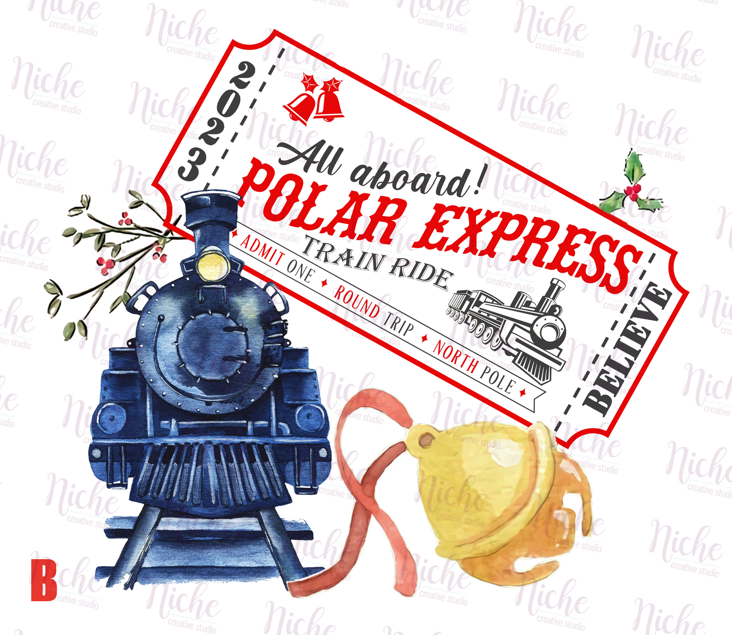 -CHR1131 Polar Express Believe Decal