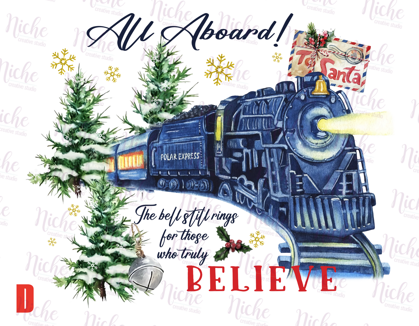 -CHR1131 Polar Express Believe Decal