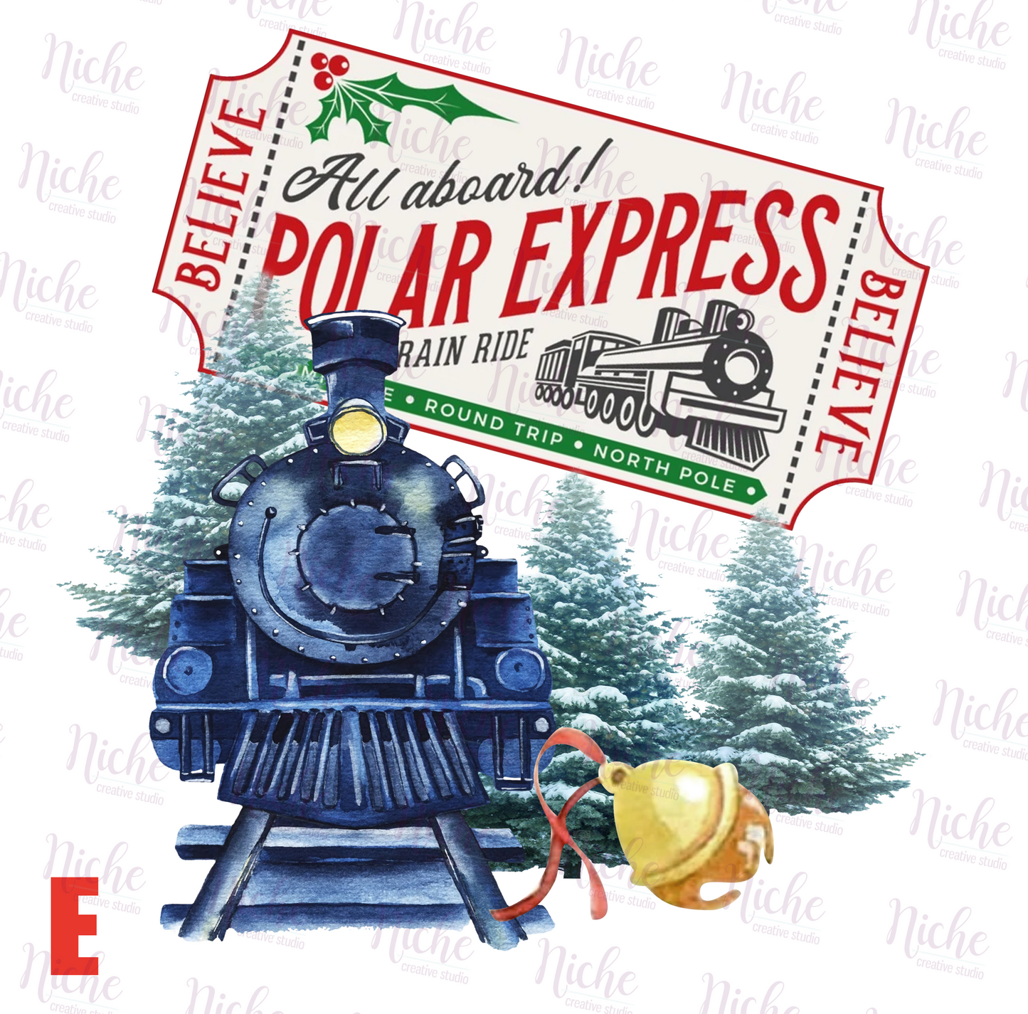 -CHR1131 Polar Express Believe Decal