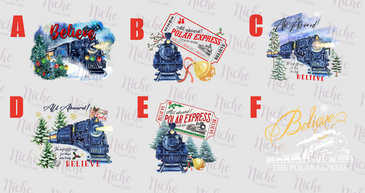 -CHR1131 Polar Express Believe Decal