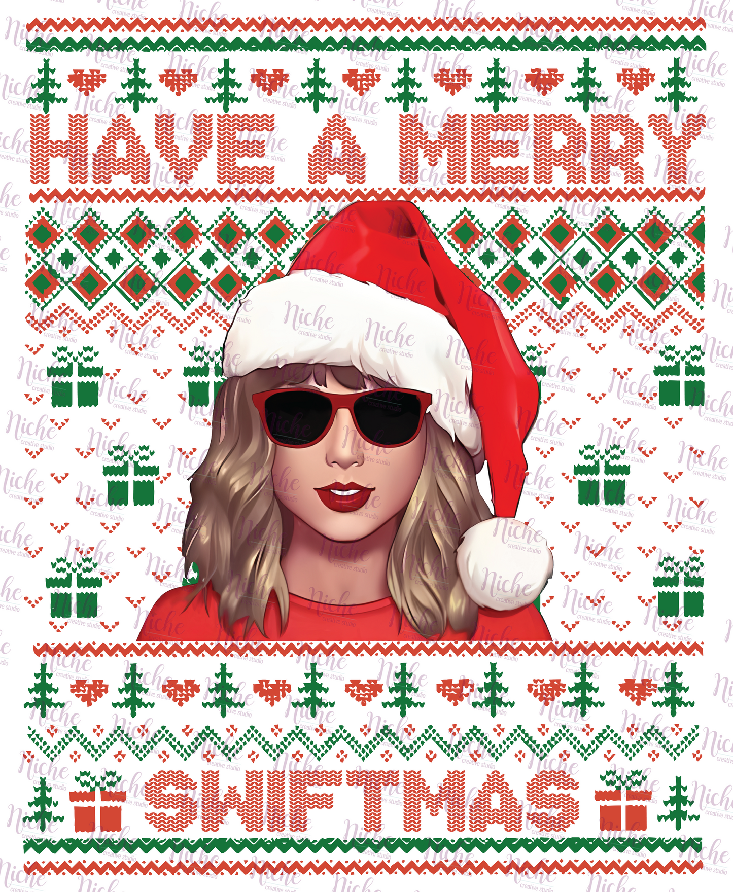 -CHR1140 Merry Swiftmas Decal