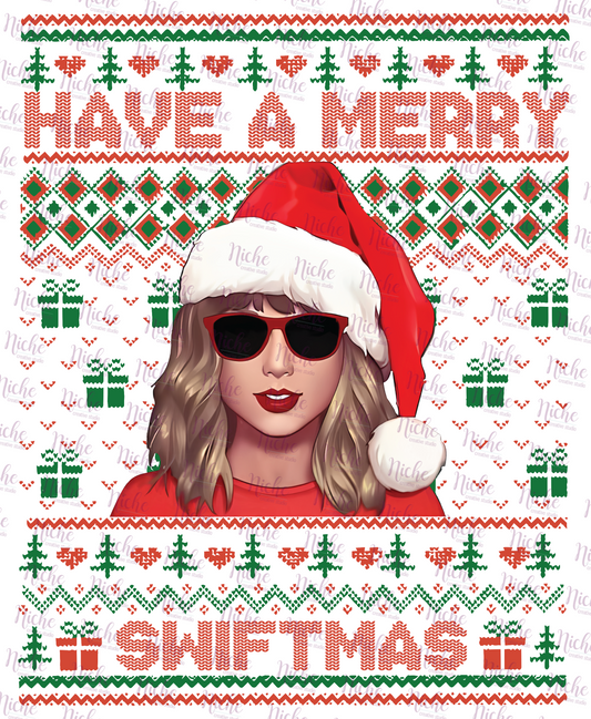 -CHR1140 Merry Swiftmas Decal