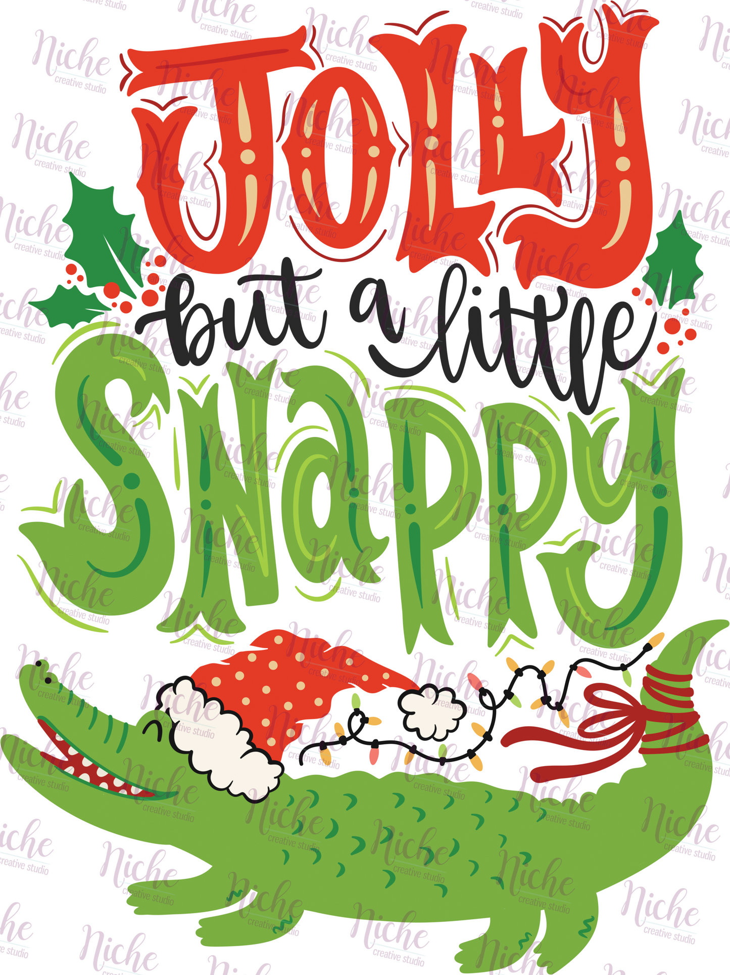 -CHR1158 Jolly Snappy Decal