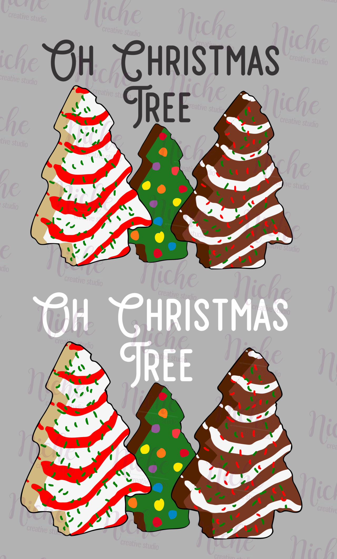 -CHR5145 Oh Christmas Tree Decal