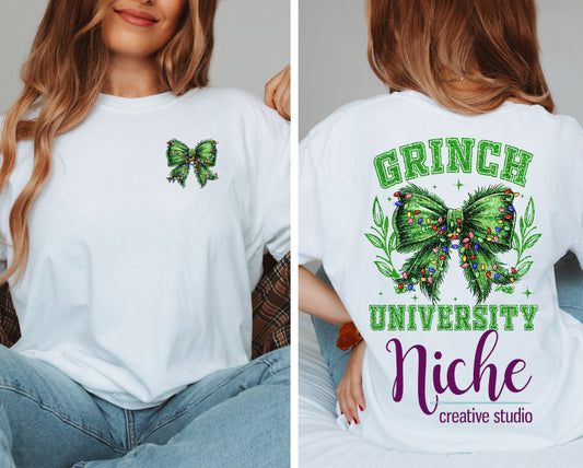 -CHR7005 **Combo** Merry Christmas Grinch University Decal