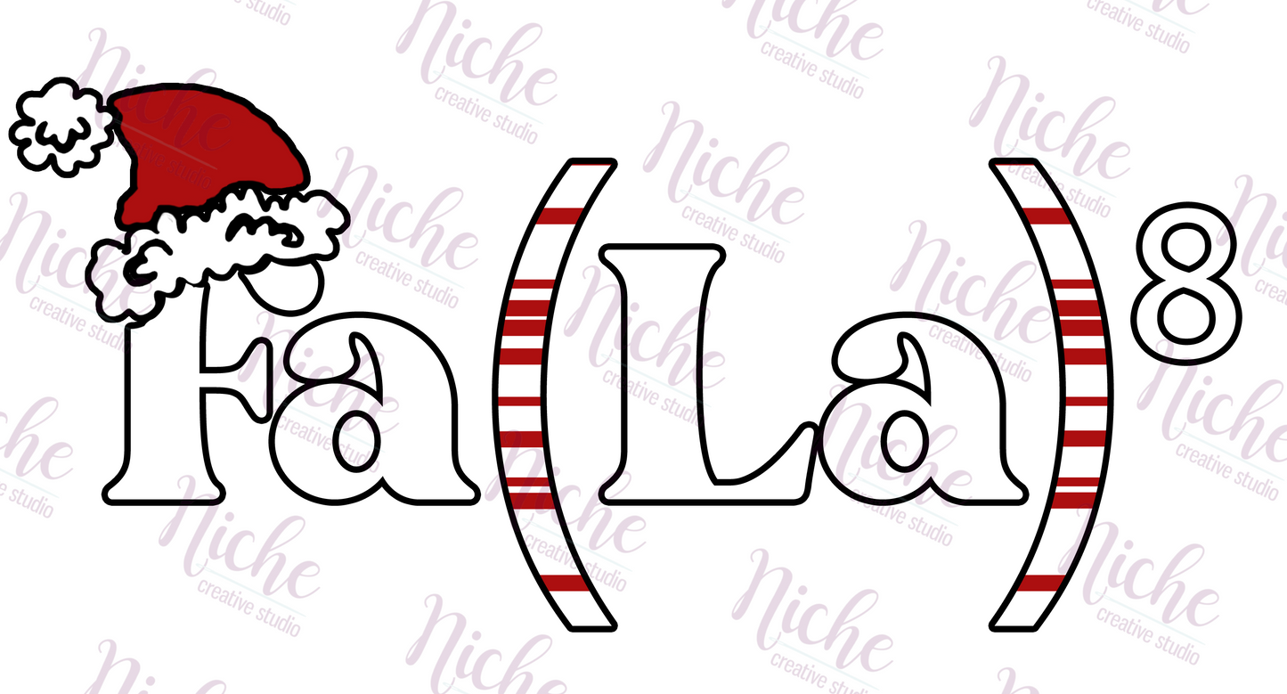 -CHR833 Fa La 8 Decal