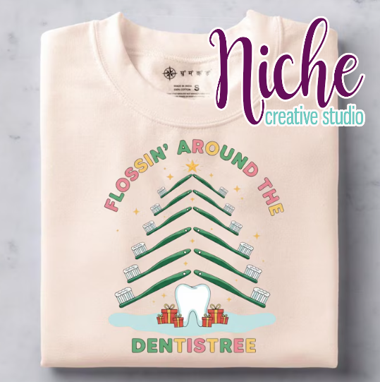 CHR8520 Flossin' Around the Tree Decal
