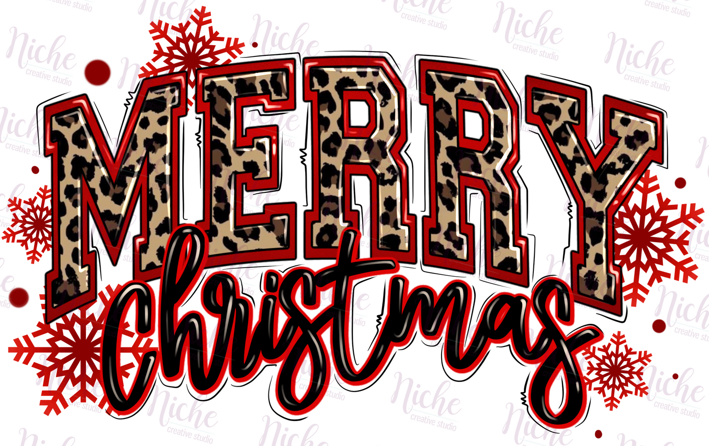 -CHR965 Merry Christmas Decal