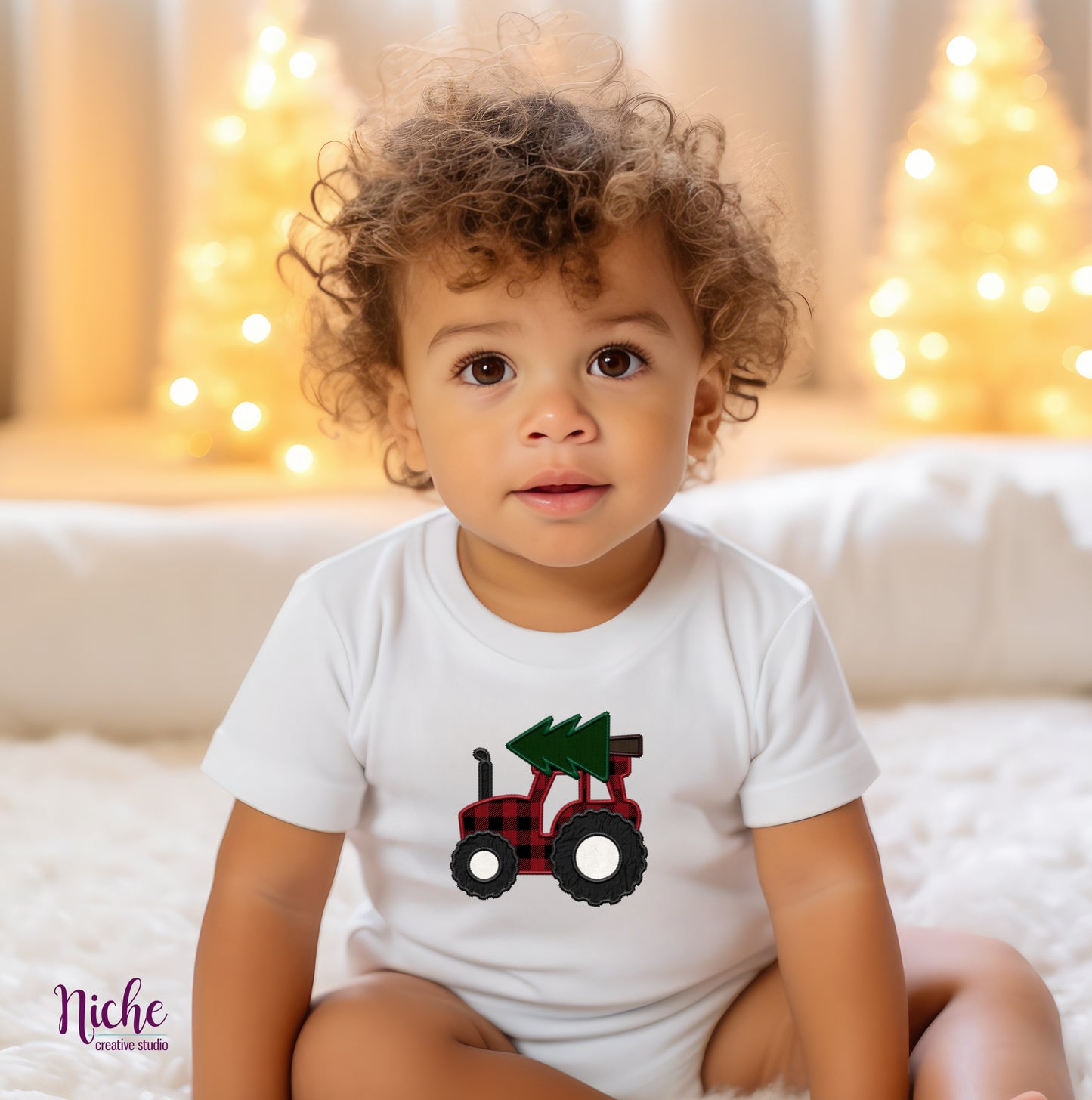 -CHR973 Plaid Tractor Decal