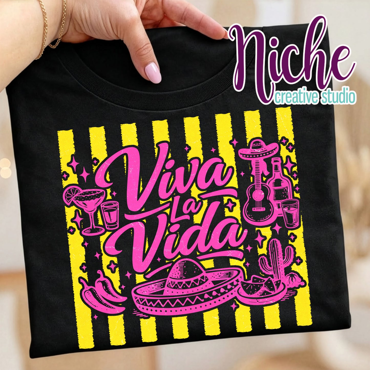 -CIN8140 Fiesta Stripes Decal