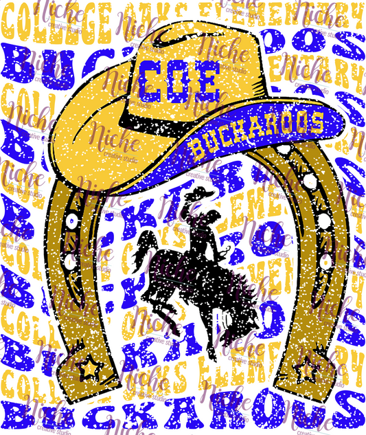 - COE677 College Oaks Distress Decal