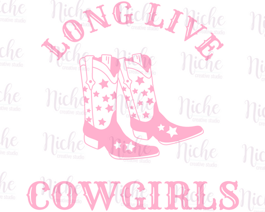 -CON1756 Long Live Cowgirls Decal