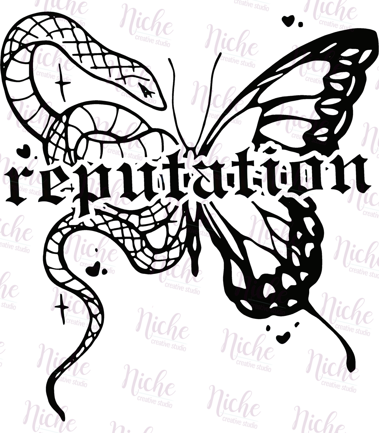 -CON5007 Butterfly Decal