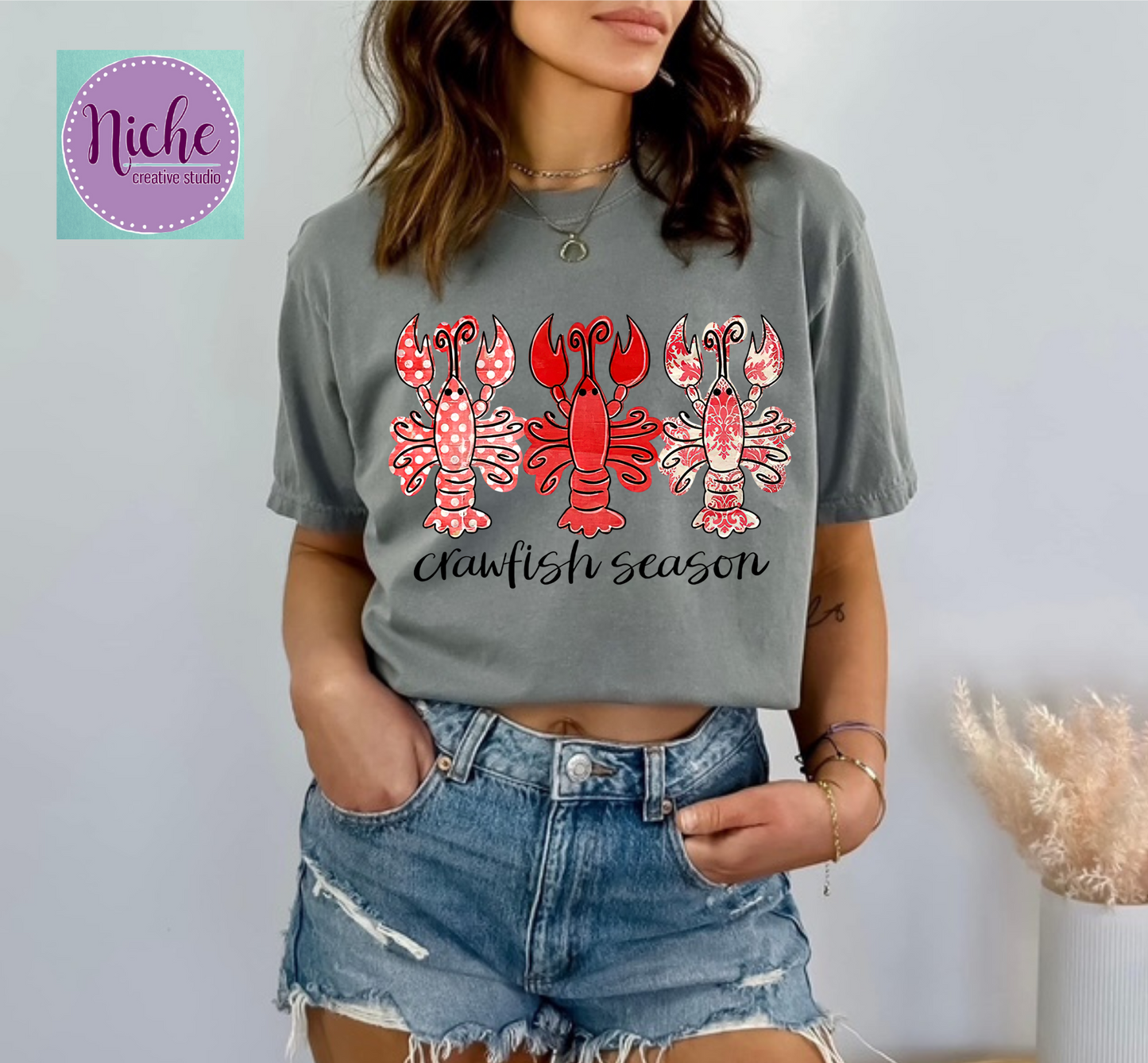 -CRA1856 Triple Crawfish Decal