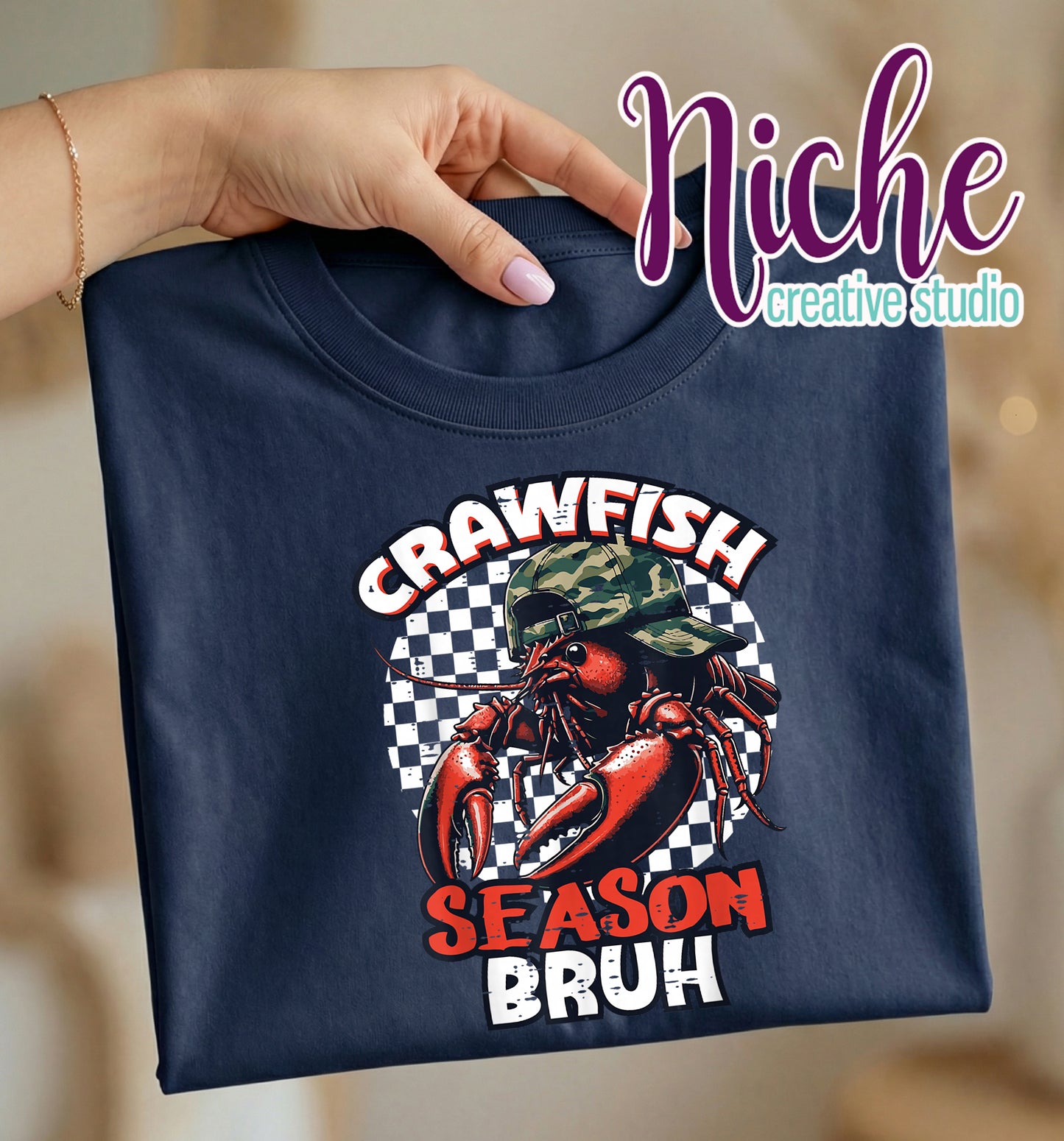 -CRA8151 Crawfish Season Bruh Decal