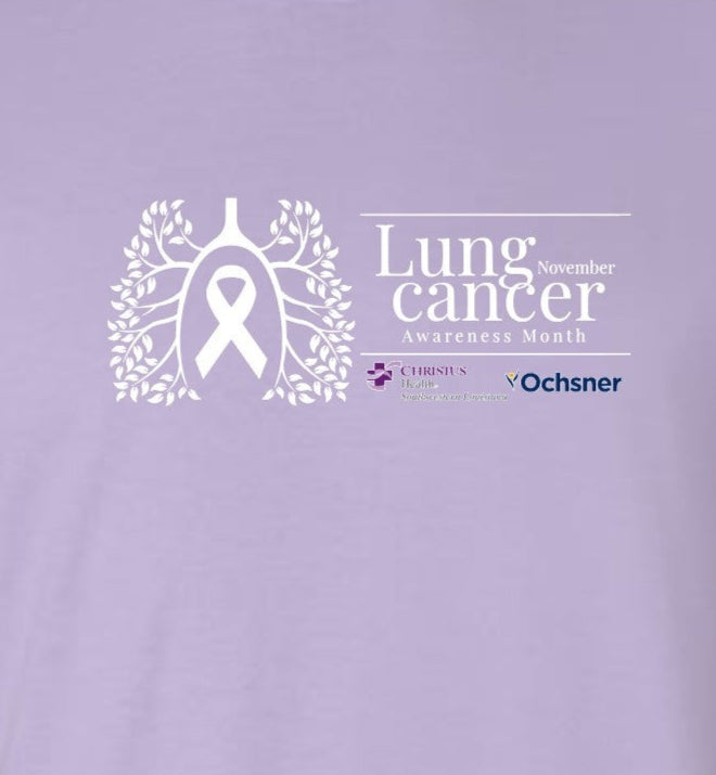 # Christus Health Ochsner Lung Cancer Awareness Shirt