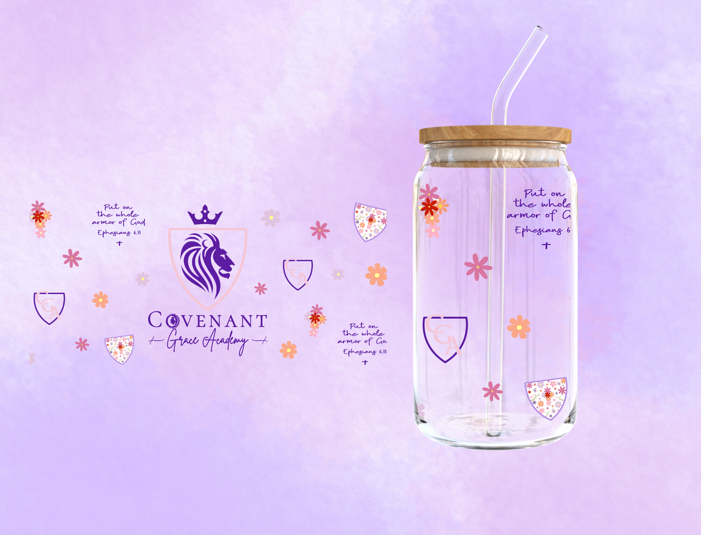 -Covenant Grace Academy Cup Wraps