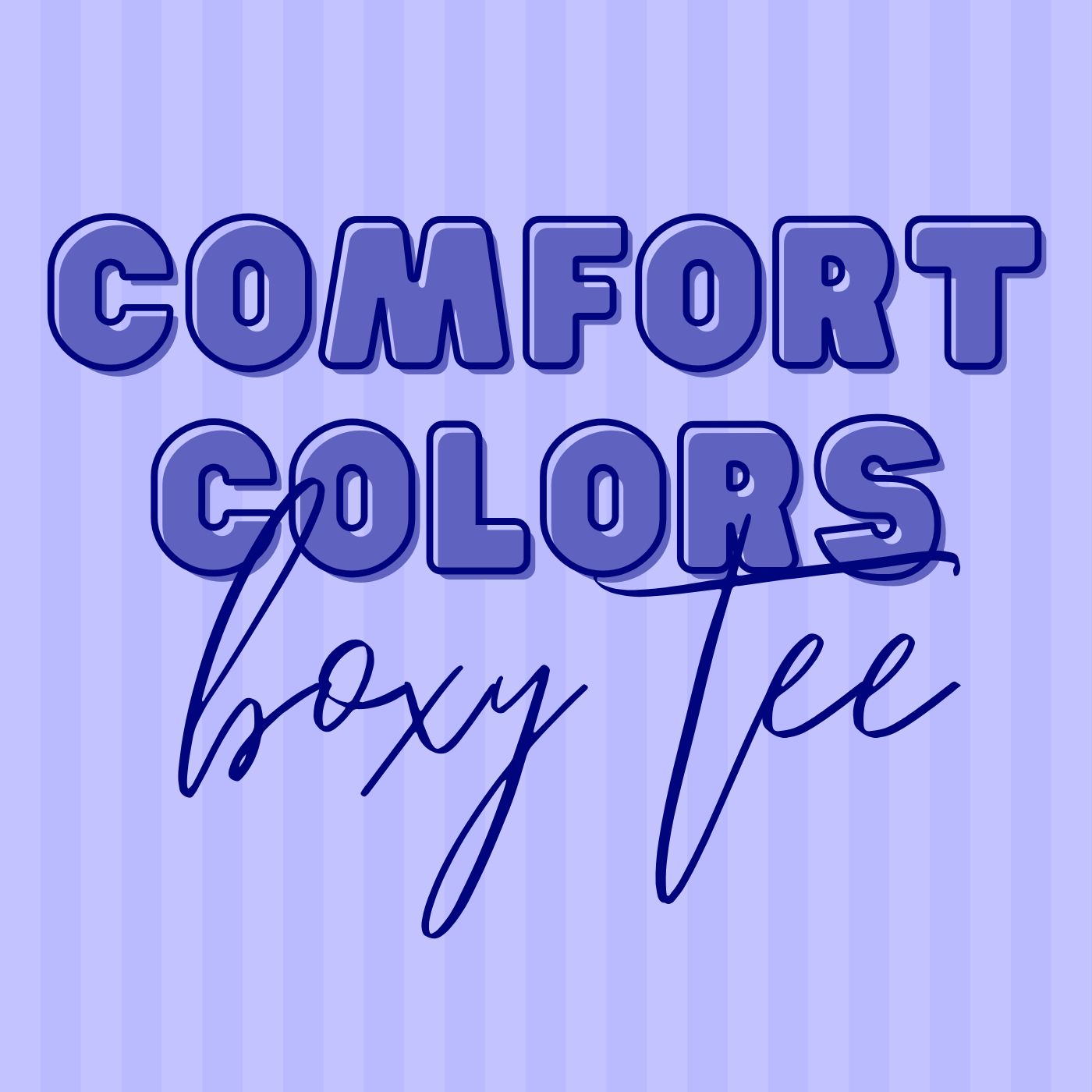 Women's Crop Boxy - Comfort Color