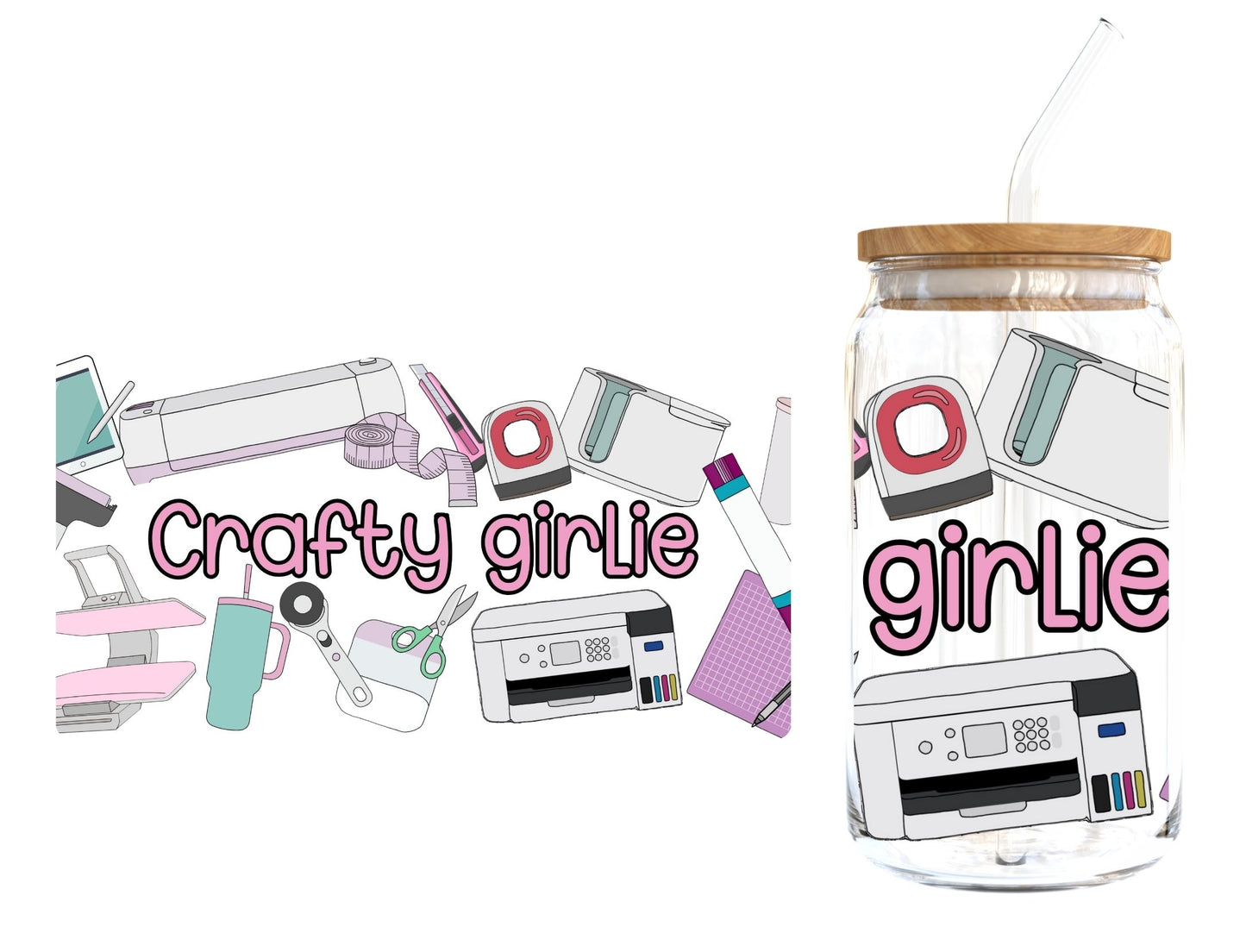 UV DTF Cup Wraps 9.7" x 4.7"