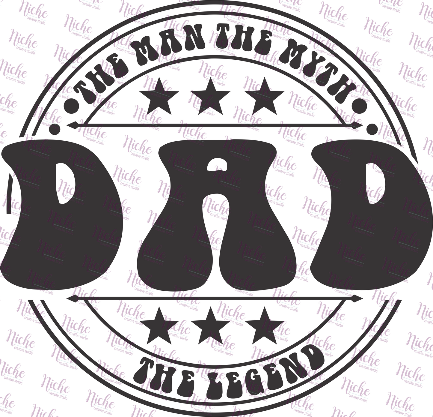 - DAD205 Man Myth Legend Decal