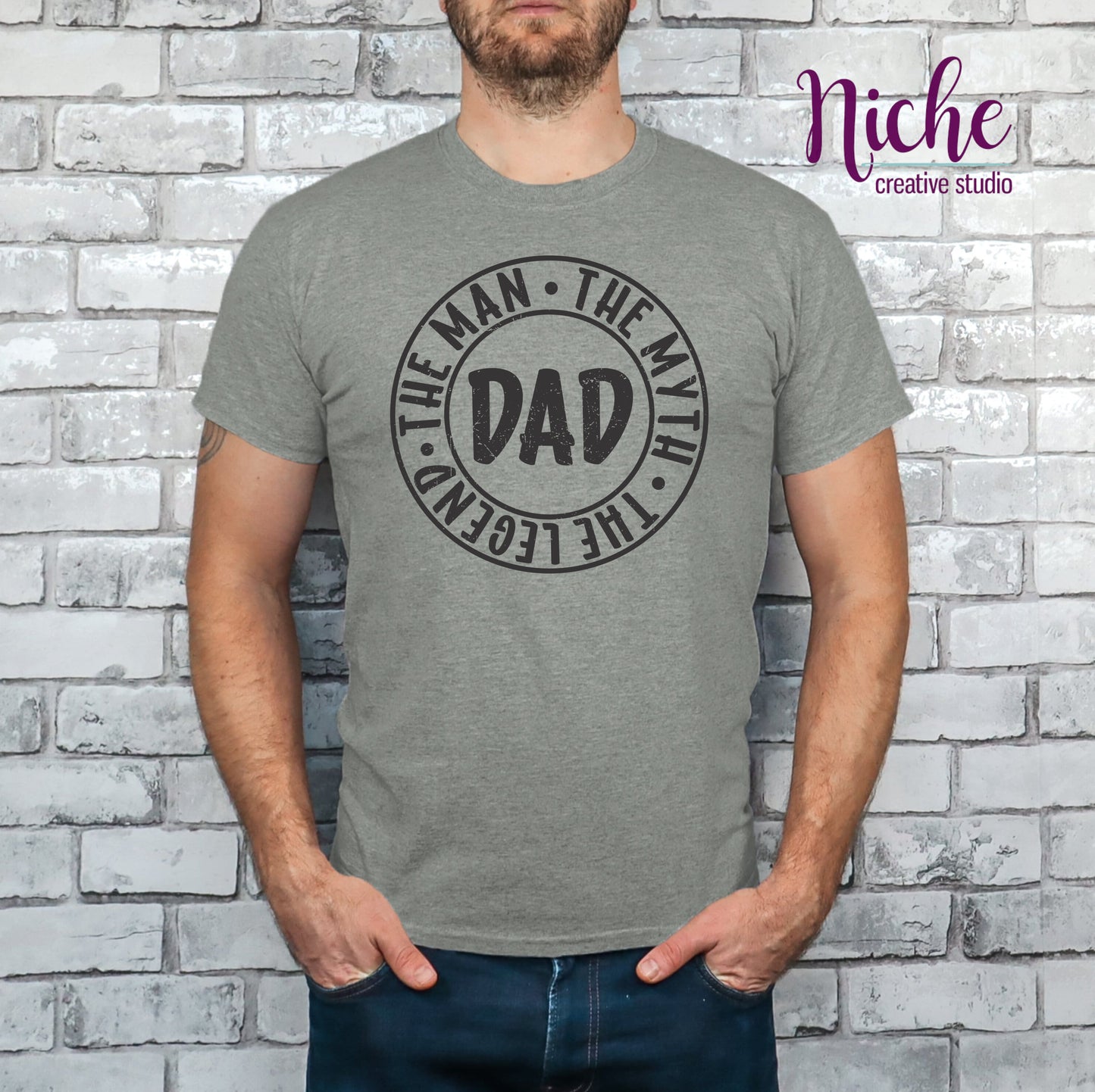 - DAD213 Man Myth Legend Decal