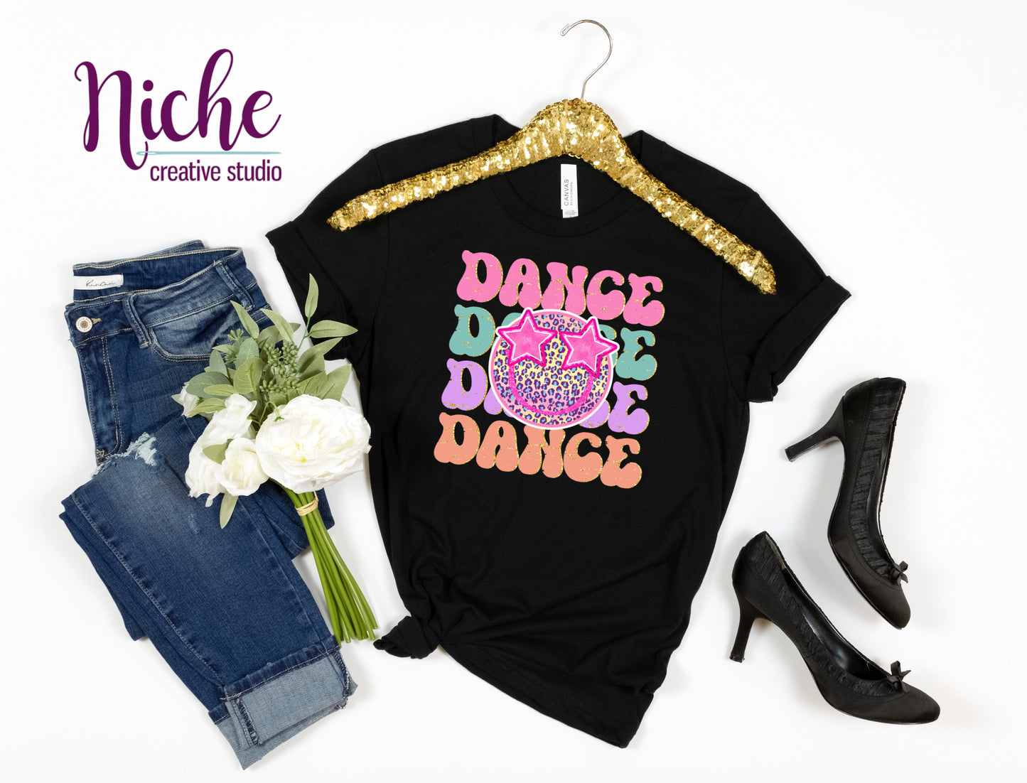 -DAN1588 Dance Smiley Decal