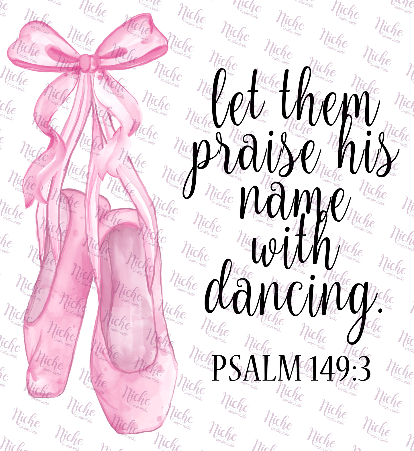 - DAN164 Praise with Dancing Decal