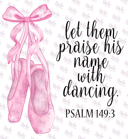 - DAN164 Praise with Dancing Decal