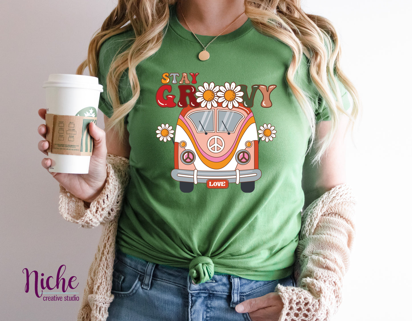 -DEC977 Groovy Van Decal