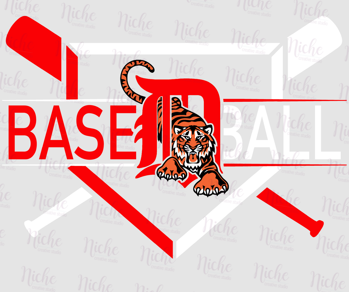 -DEQ1651 Dequincy Baseball Bats Decal