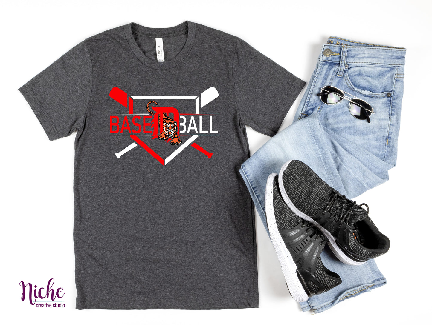 -DEQ1651 Dequincy Baseball Bats Decal