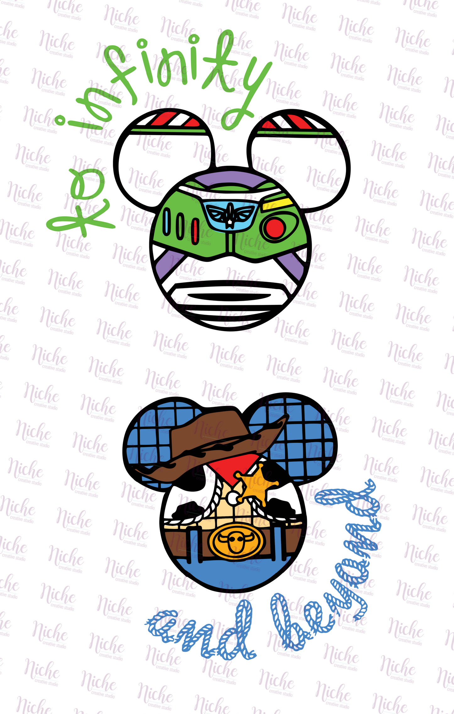 -DIS1542 Infinity Ears Decal