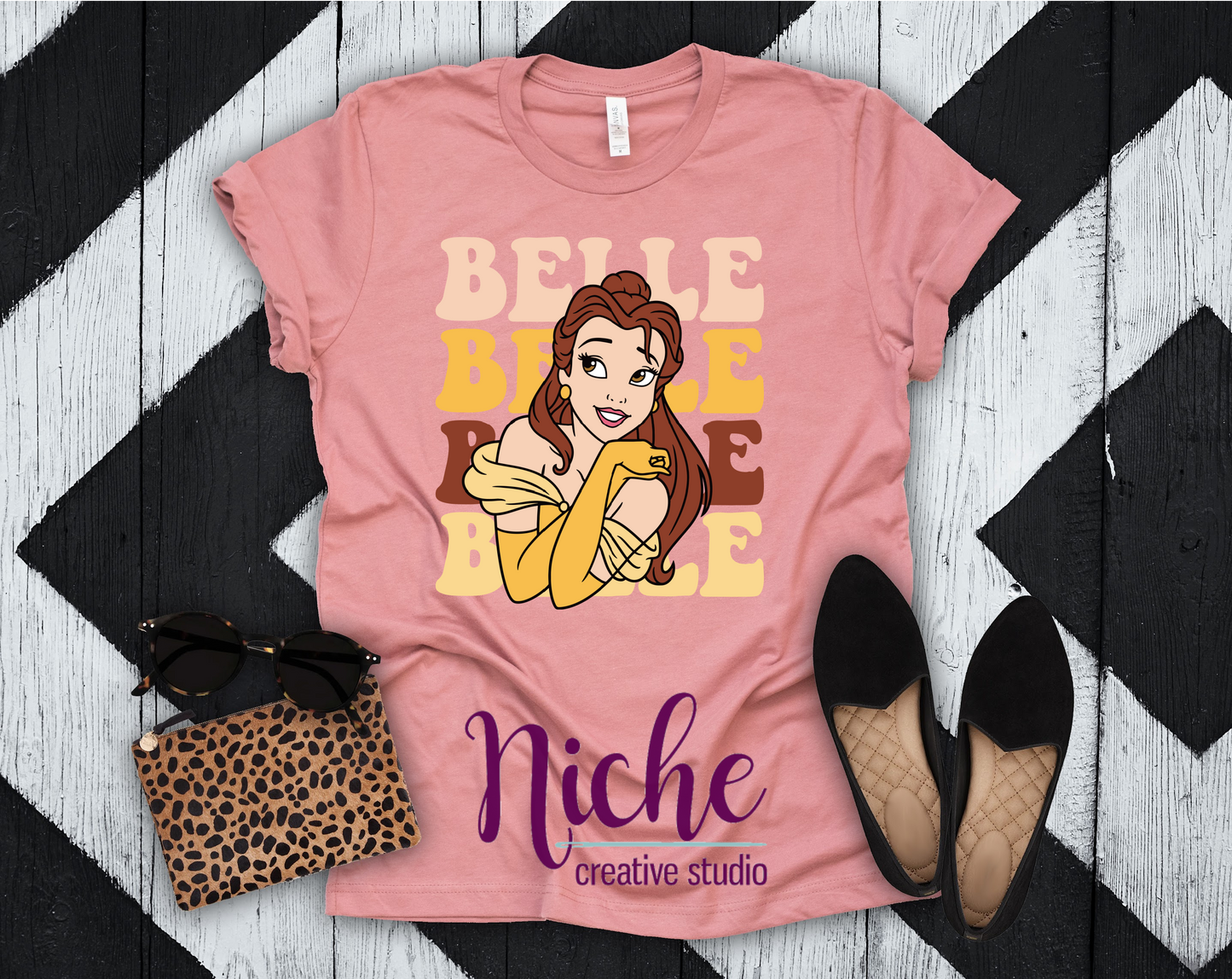 -DIS1643 Princess Name Repeating Decal
