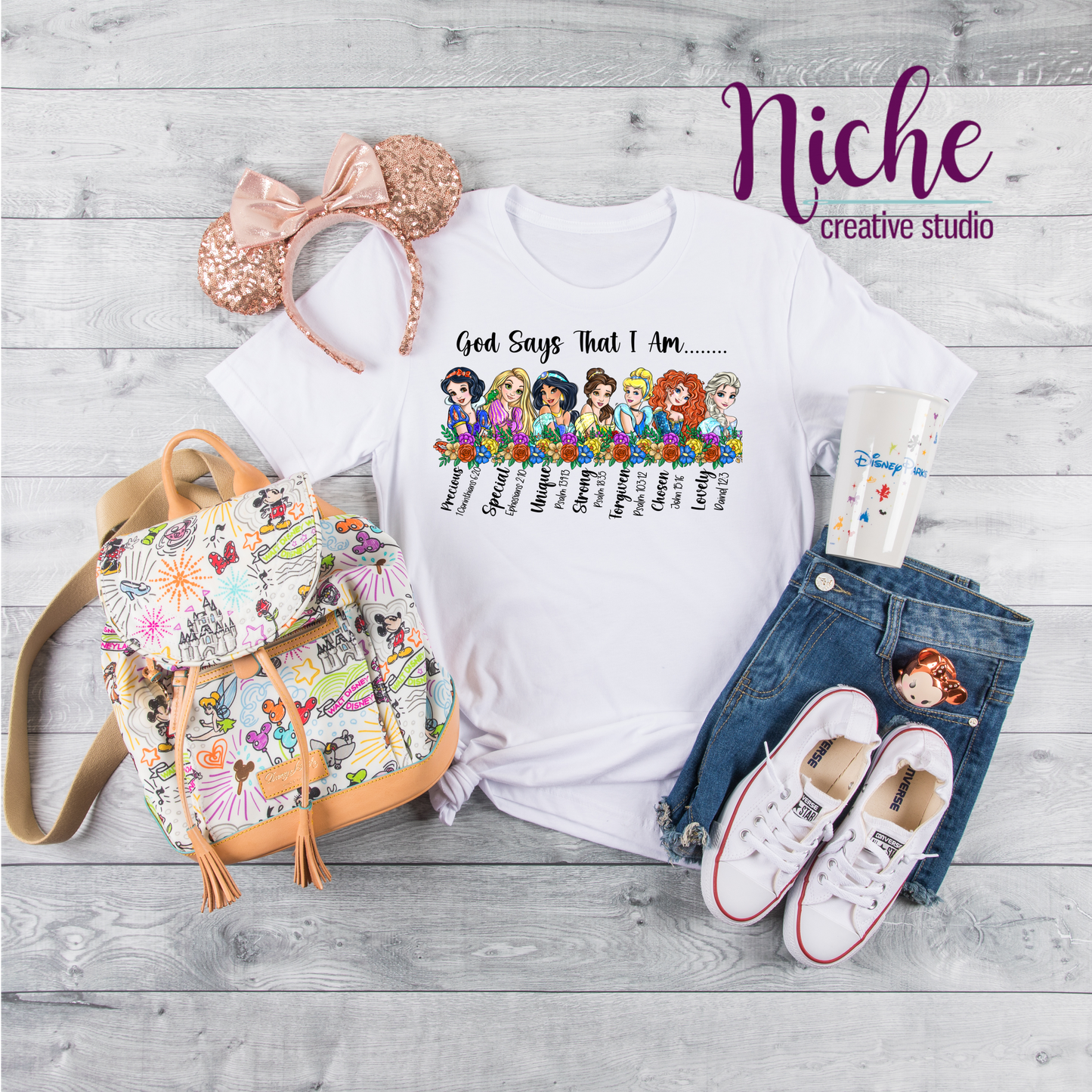 -DIS1661 God Says I am Princesses Decal