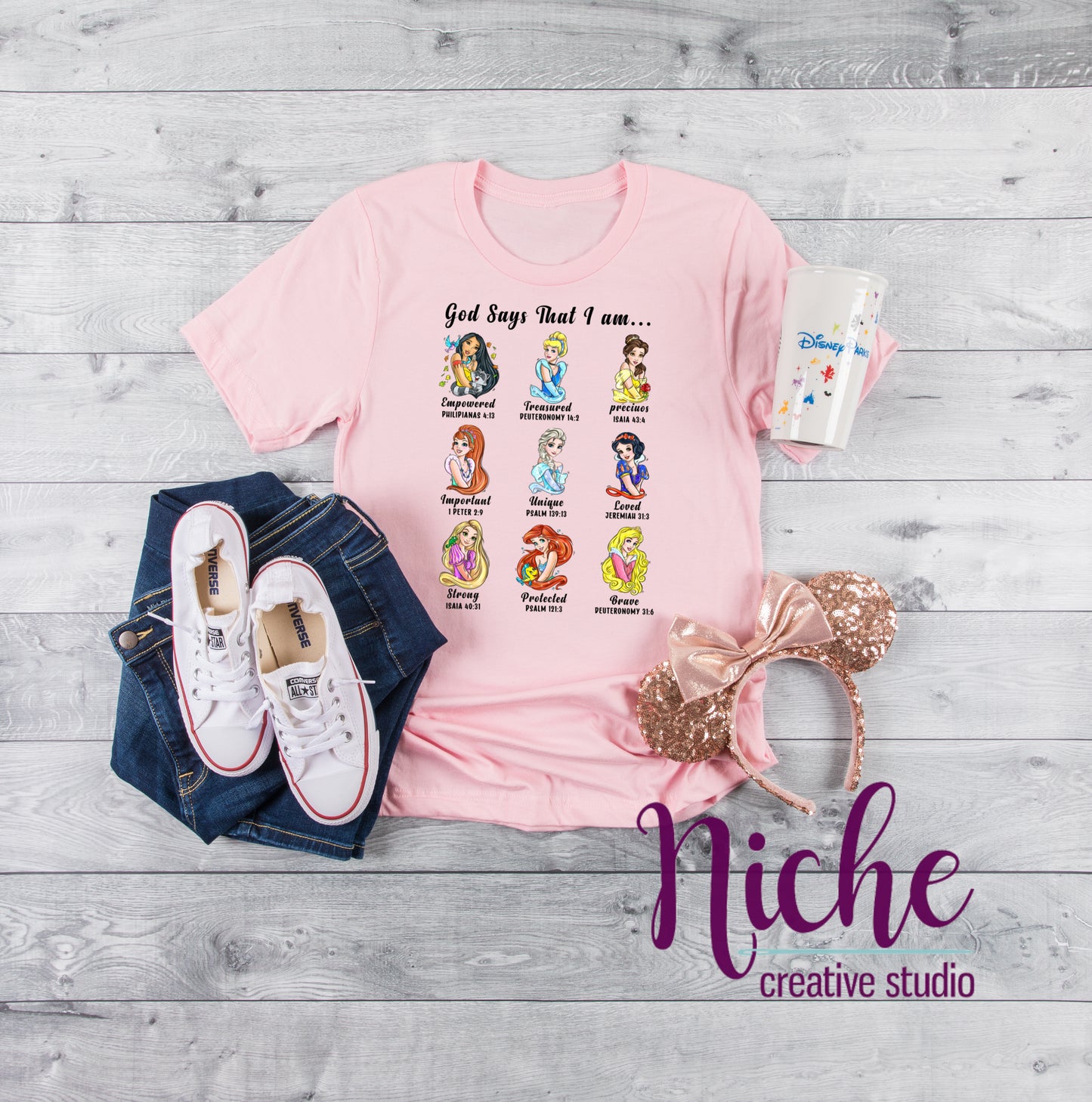 -DIS1661 God Says I am Princesses Decal