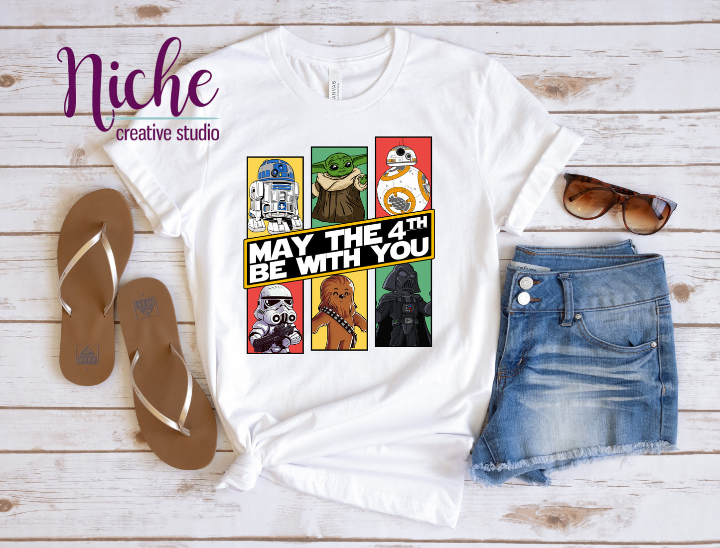 -DIS1692 Star Wars Comic Characters Decal