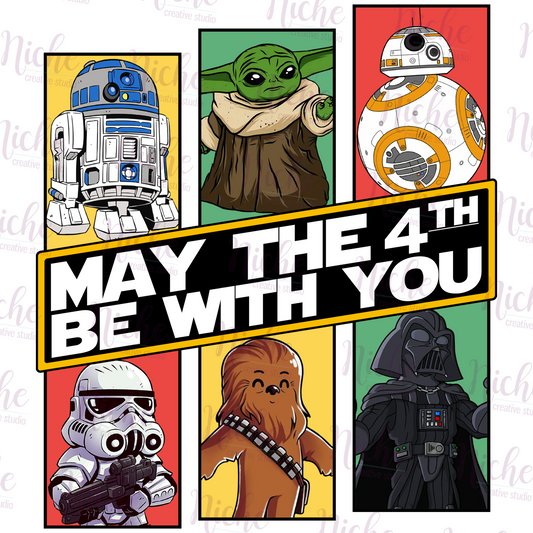 -DIS1692 Star Wars Comic Characters Decal