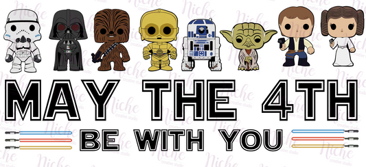 -DIS1693 Star  Wars Mini Figures Decal