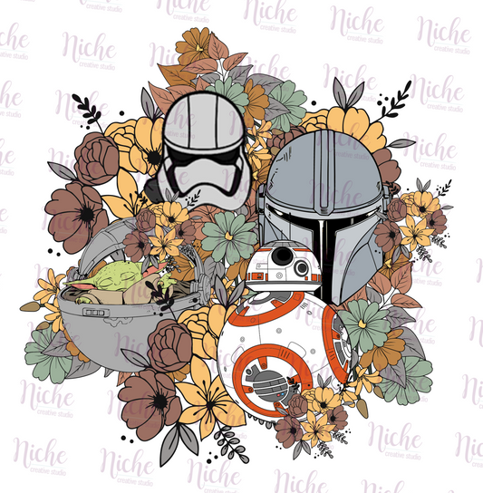 -DIS1971 Star Wars Collage Decal