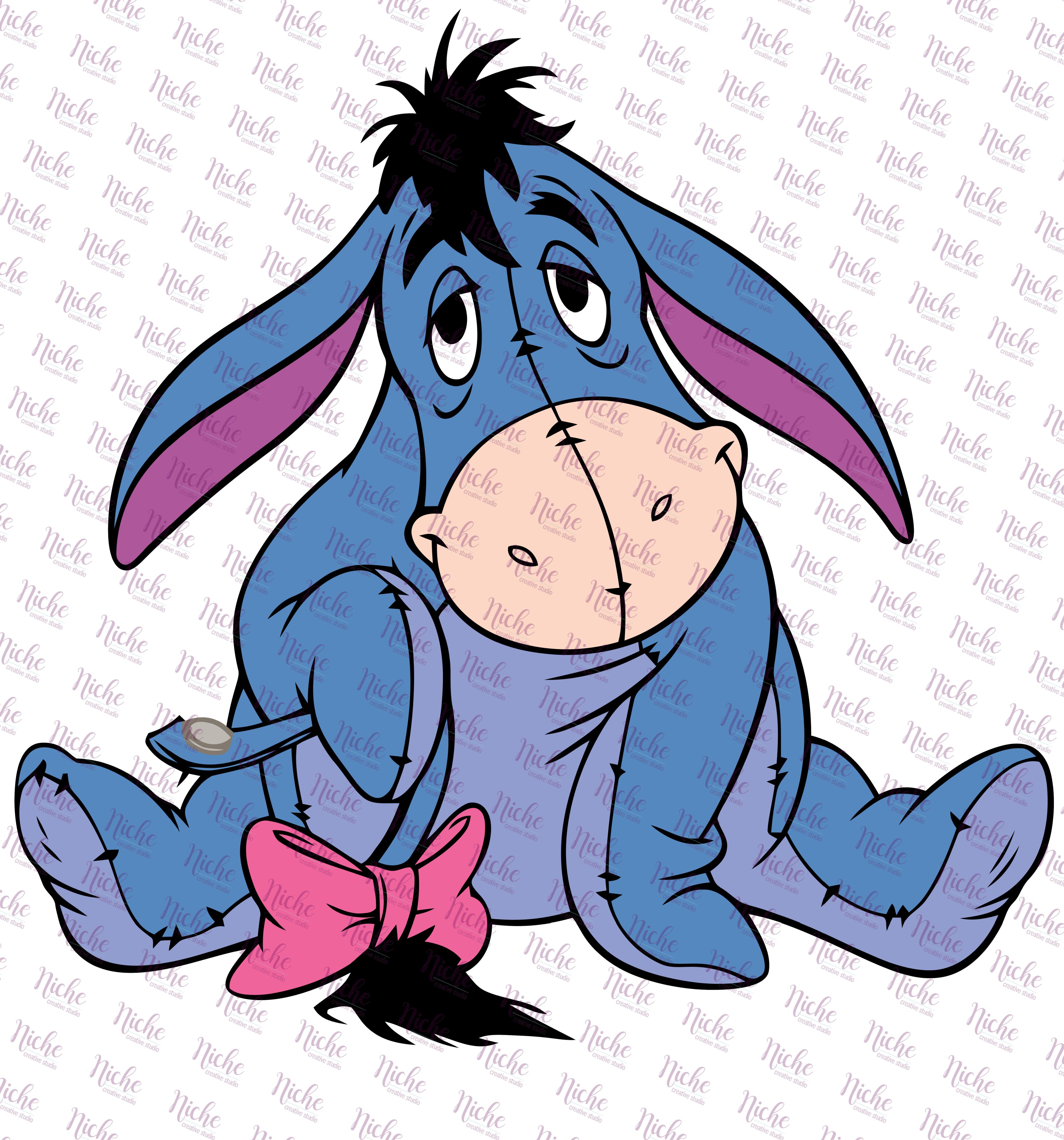 DIS335 Eeyore Decal – Niche Creative Studio DIS335 Eeyore Decal – Niche Creative Studio