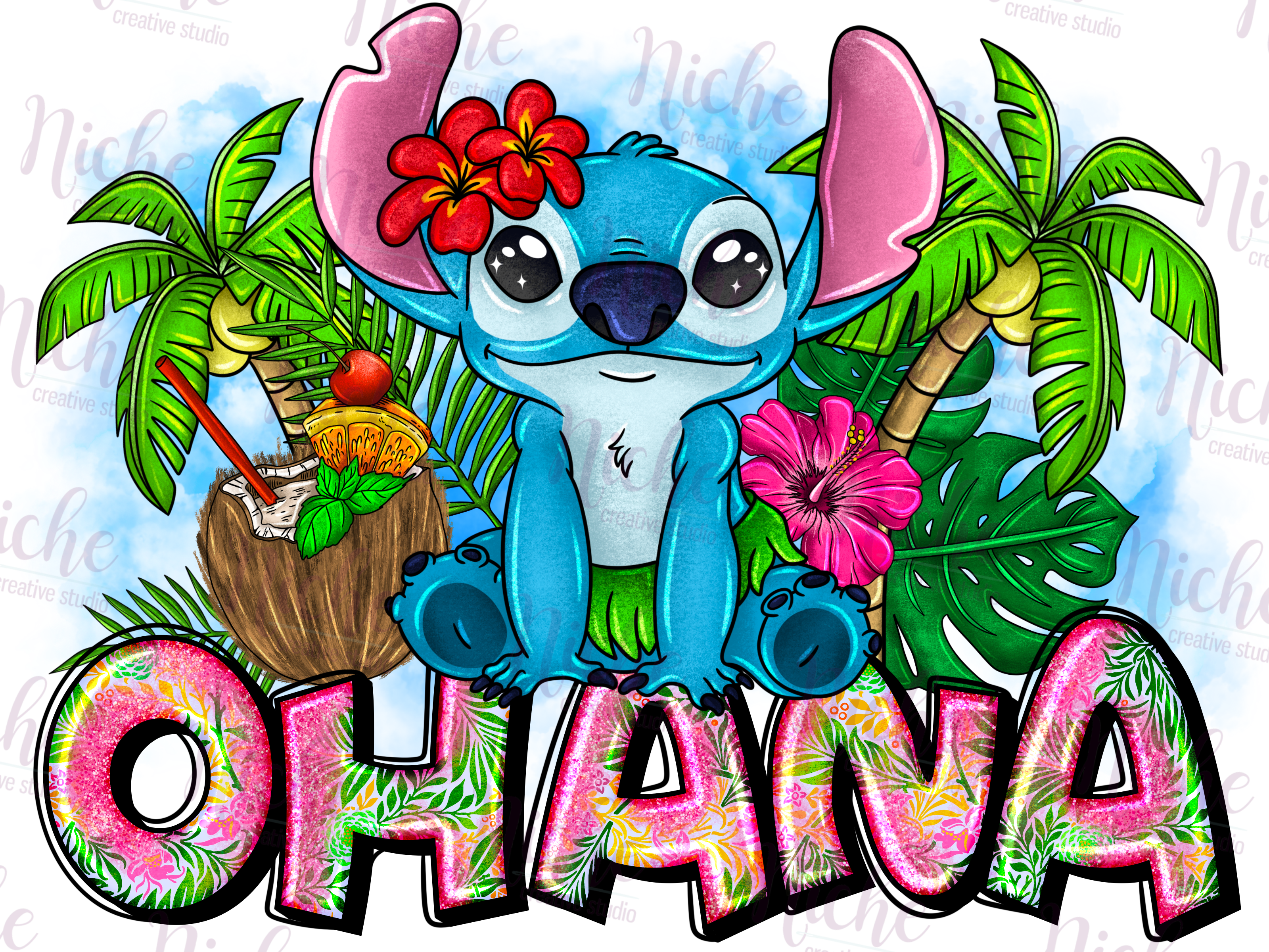 DIS5051 Ohana Decal – Niche Creative Studio DIS5051 Ohana Decal – Niche Creative Studio