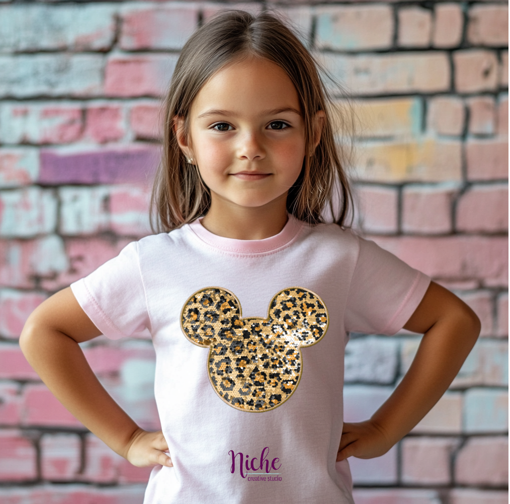 -DIS6046 Mouse Ears Glitter Decal