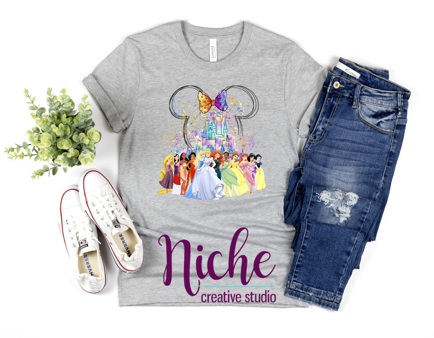-DIS768 Princesses Decal