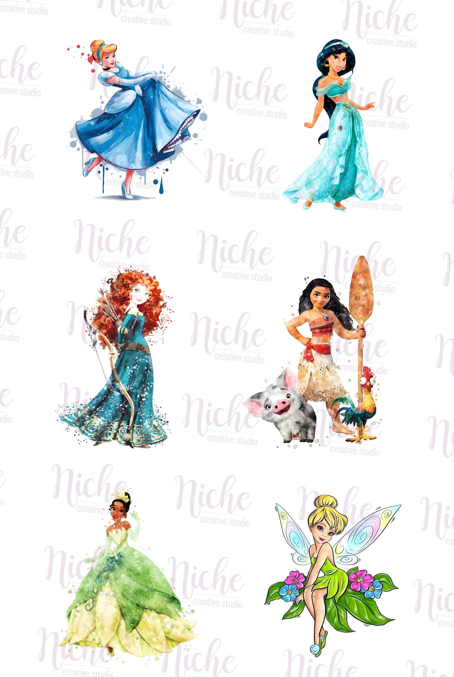 -DIS8262 Princess Decal
