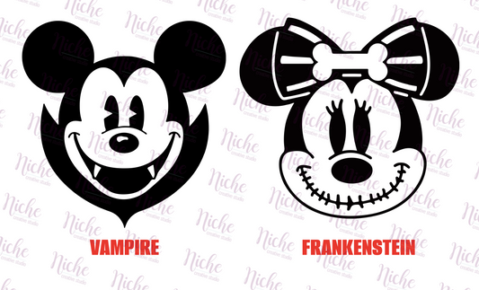 -DIS868 Scary Mouse Decal