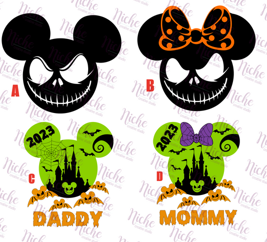 -DIS869 Nightmare Before Christmas Mouse Decal
