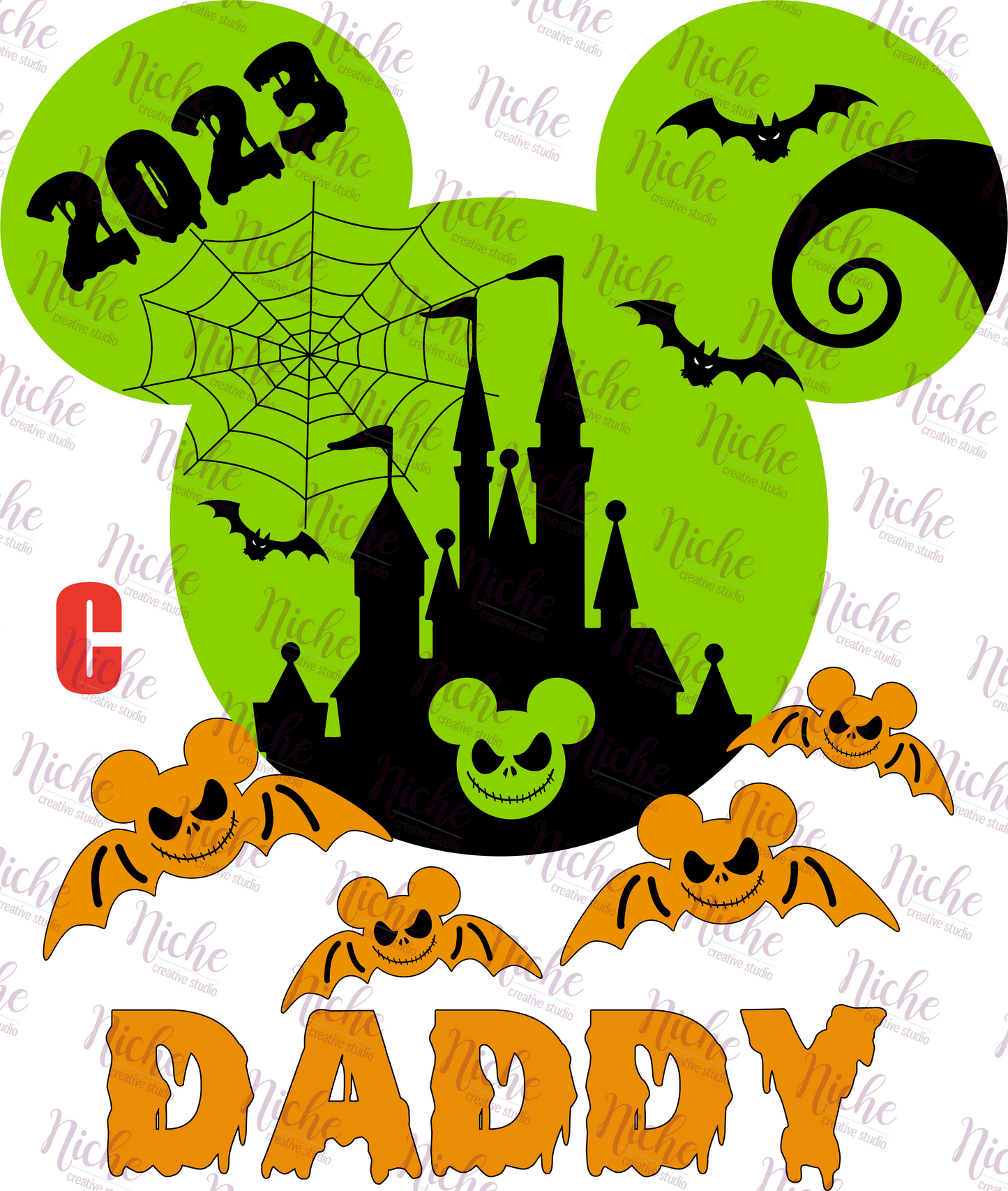 -DIS869 Nightmare Before Christmas Mouse Decal
