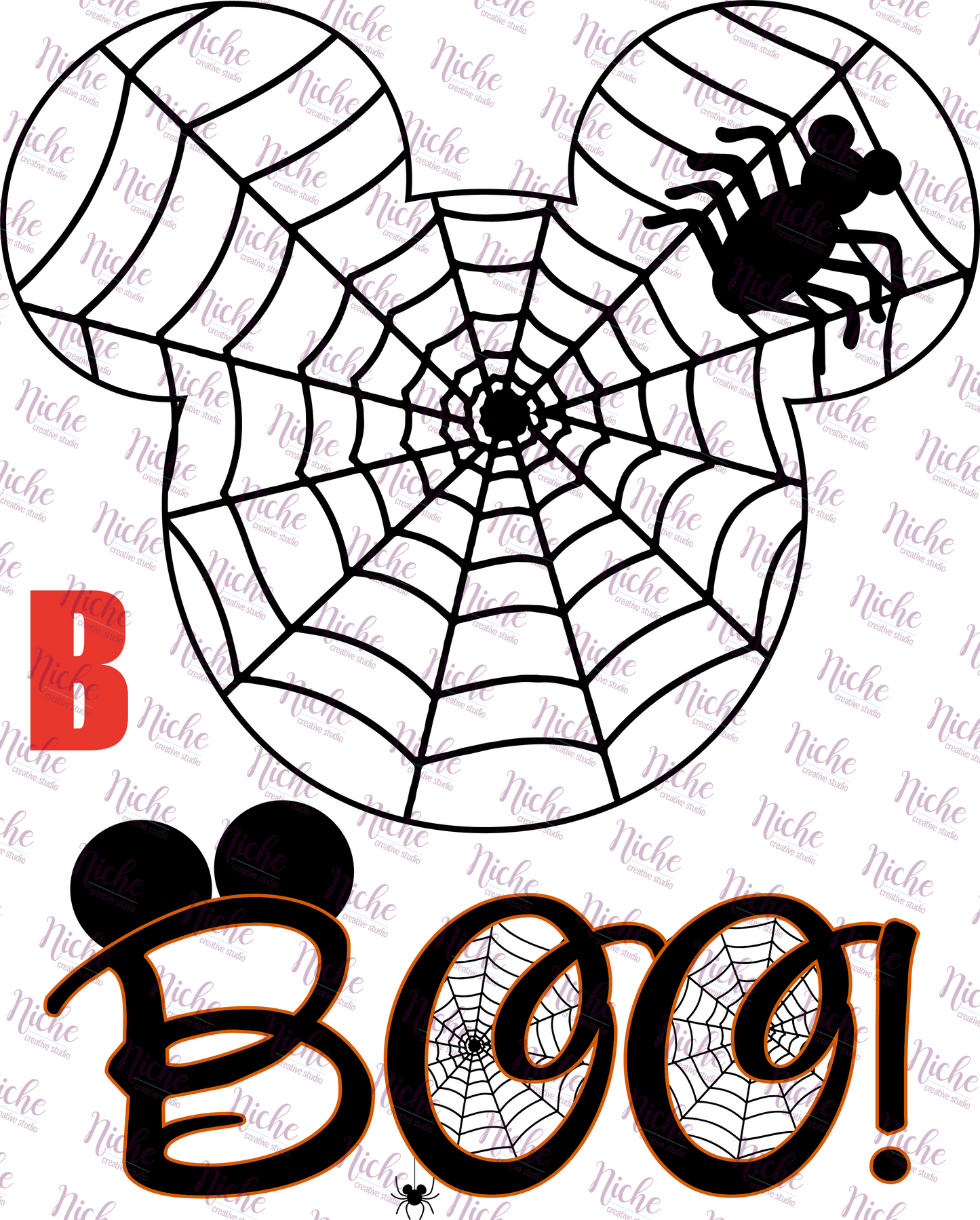 -DIS870 Spider Mouse Decal