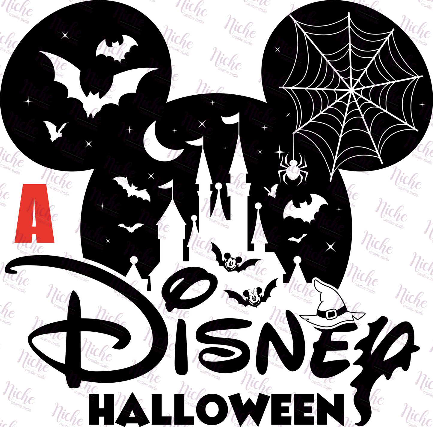 -DIS871 Halloween Mouse Decal